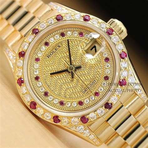 rolex presidential ruby dial|used rolex watches for sale.